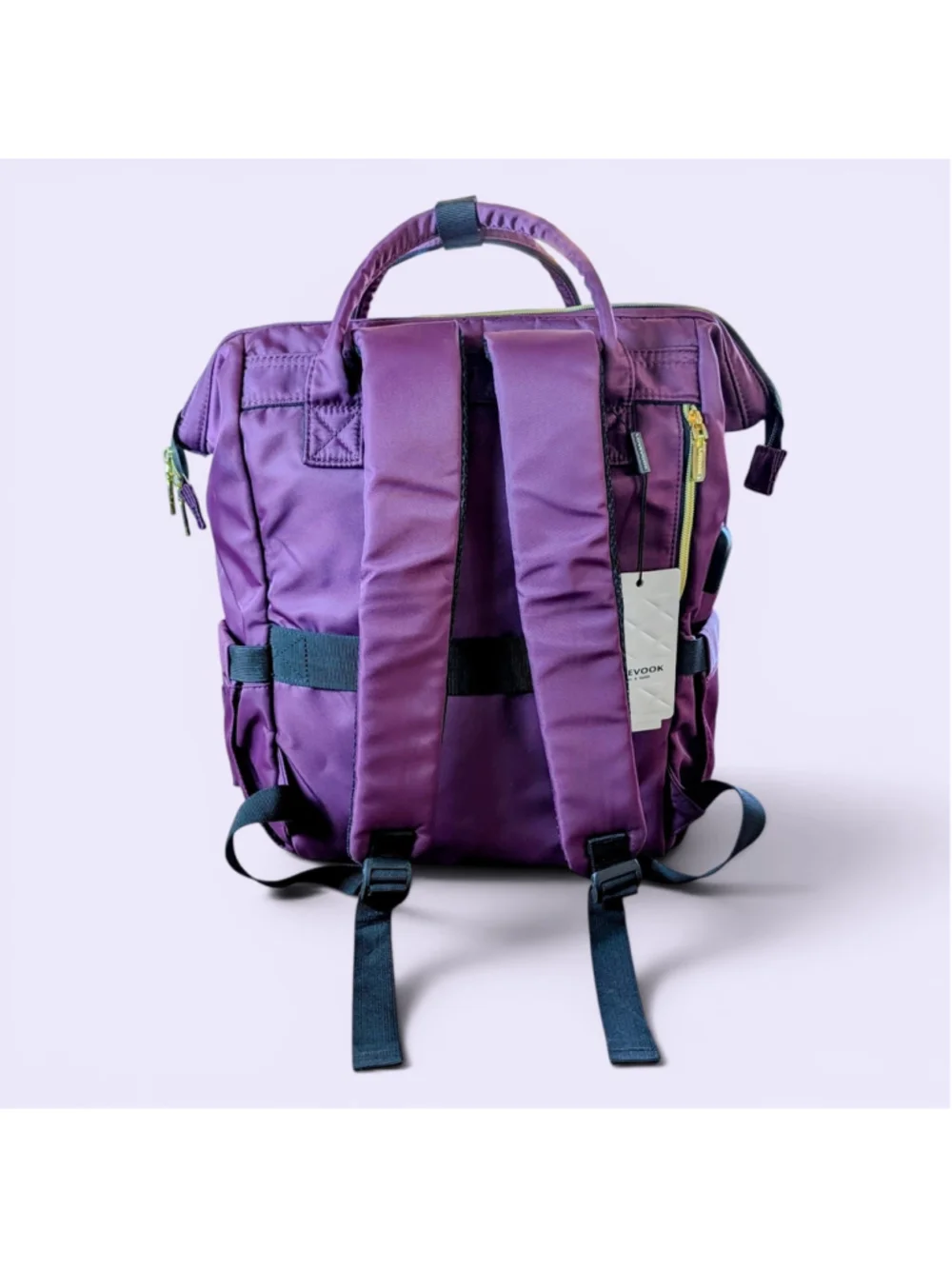 LOVEVOOK Purple Travel Laptop Bag Diaper Bag Backpack NWT USB Port Multi Pockets